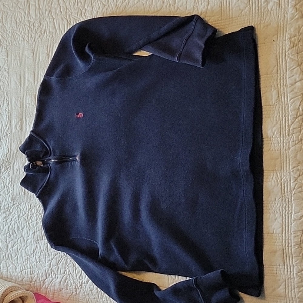 Navy quarter zip